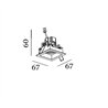 Wever & Ducré Plano Petit 1.0 LED Recessed spot