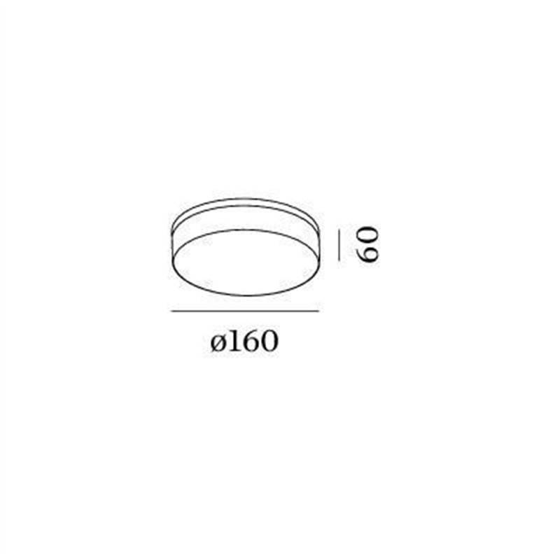 Wever & Ducré Rob IP44 1.6 Plafondlamp