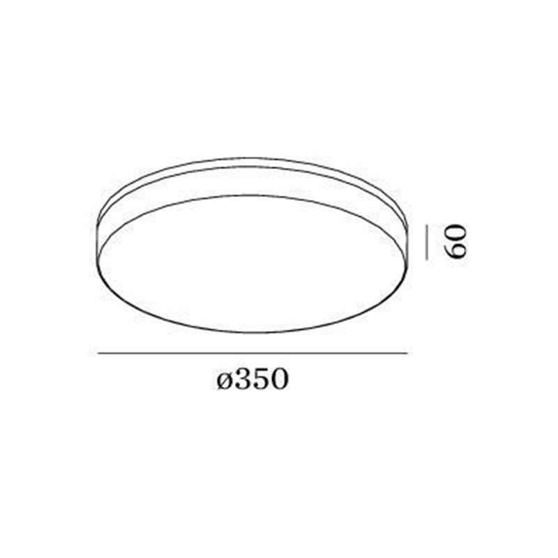 Wever & Ducré Rob IP44 3.5 Plafondlamp
