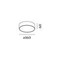 Wever & Ducré Roby IP44 1.6 Plafondlamp