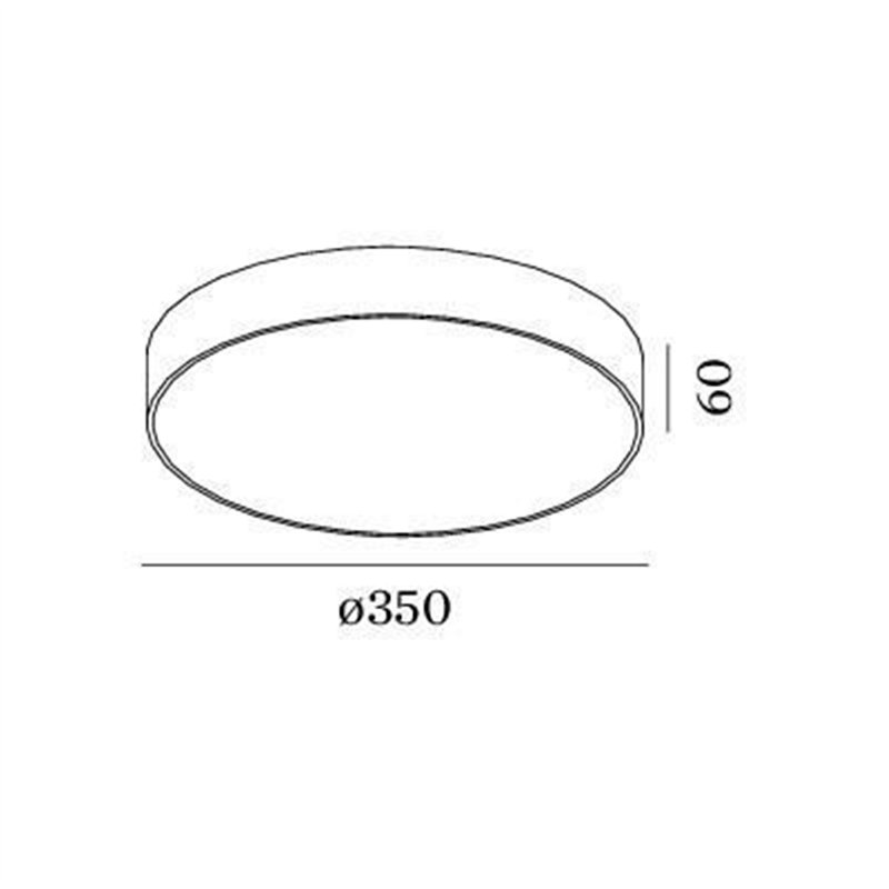 Wever & Ducré Roby IP44 3.5 Plafondlamp