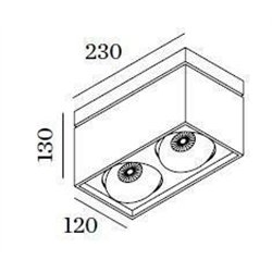 Wever & Ducré Sirro 2.0 PAR16 Ceiling lamp