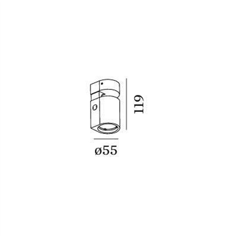 Wever & Ducré Sqube On Base 1.0 PAR16 Plafondlamp