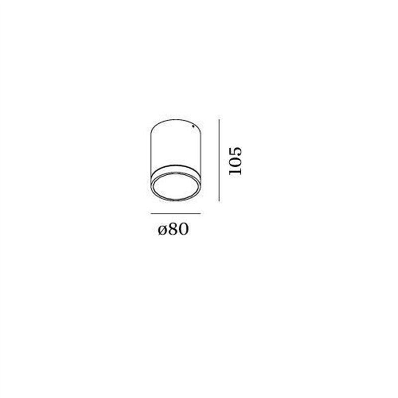 Wever & Ducré Tube 1.0 LED Plafondlamp
