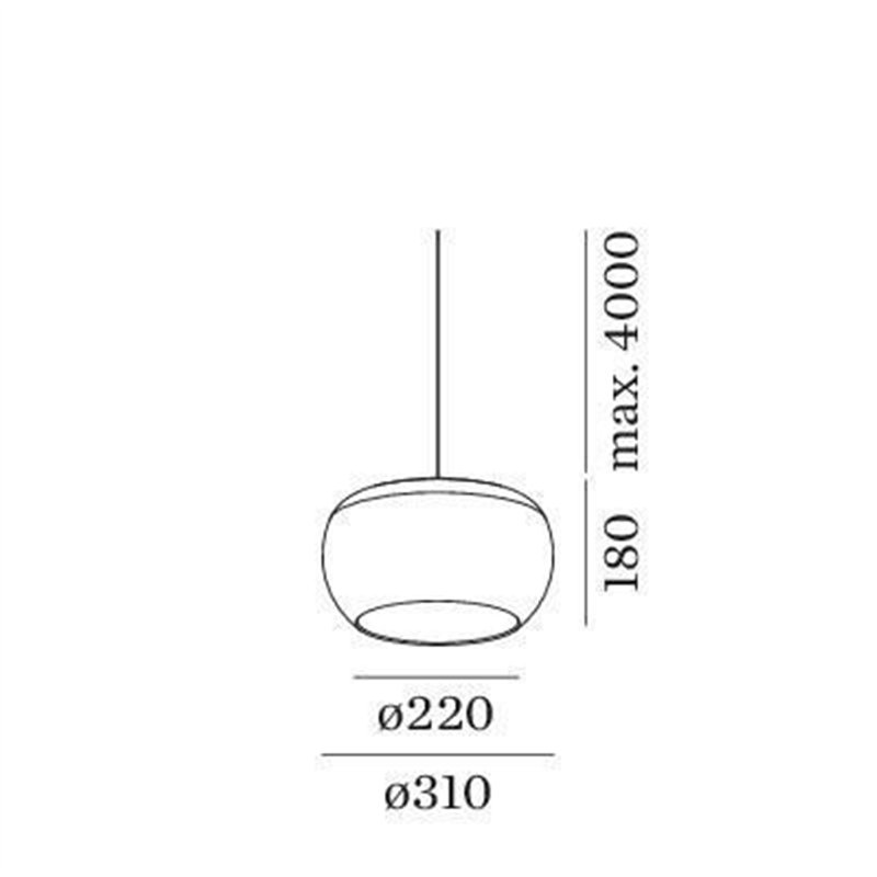 Wever & Ducré Wetro 3.0 Hanglamp