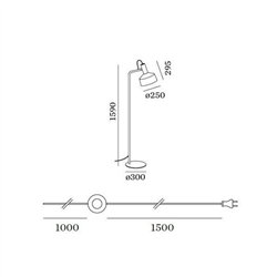 Wever & Ducré Roomor Floor 1.2 Floor lamp