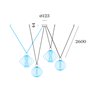 Wever & Ducré Wiro Decenter 4.0 Suspension Set | E27 | 2.6M | For 4 Shades