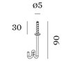 Wever & Ducré Hook Optional Multi Suspension Hook