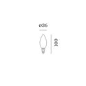 Wever & Ducré C35 LED Lamp 2700K | E14