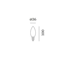 Wever & Ducré C35 LED Lamp 2700K | E14
