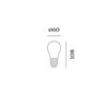 Wever & Ducré A60 LED Lamp 2200K | E27