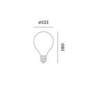 Wever & Ducré G125 LED Lamp 2200K | E27