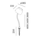 Wever & Ducré Pole 400 Curved Swam