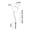 Wever & Ducré Pole 400 Curved Swam