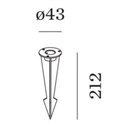 Wever & Ducré Ground Spike X-Beam