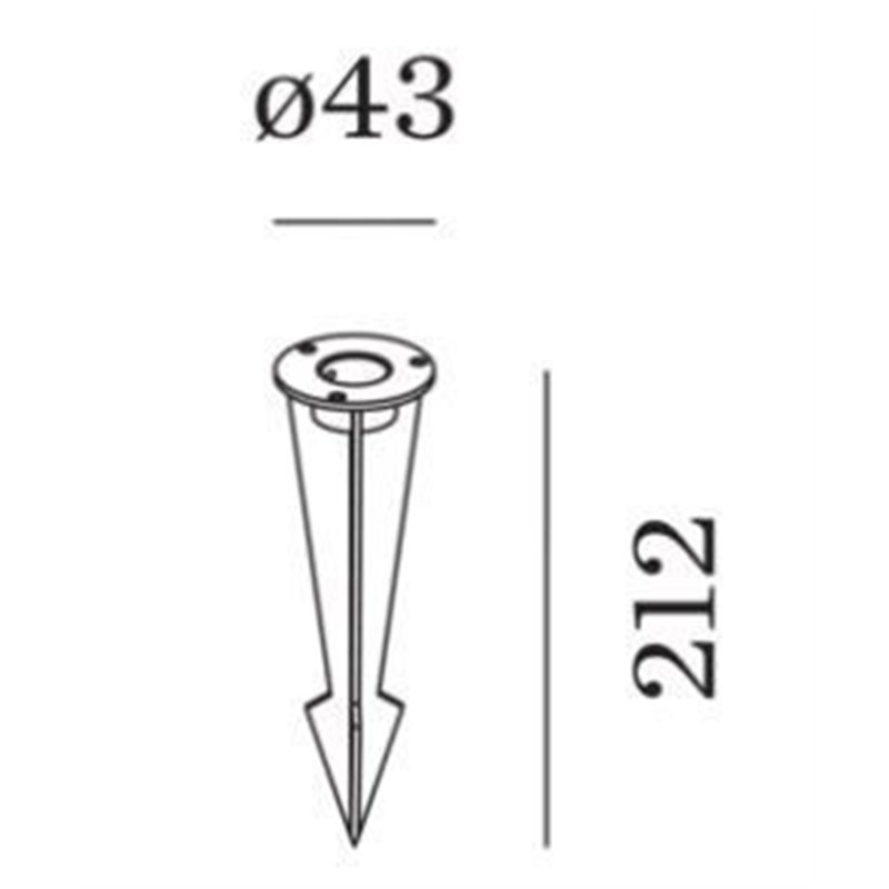 Wever & Ducré Ground Spike X-Beam