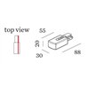 Wever & Ducré End Feed | Right 1-Phase Track