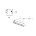 Wever & Ducré Track Profile 1M 1-Phase Track | Surface/Suspended