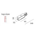 Wever & Ducré End Feed | Right 3-Phase Track