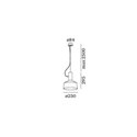 Wever & Ducré Roomor Cable 1.2 E27 Hanglamp