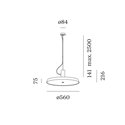 Wever & Ducré Roomor Office Cable 1.0 Hanglamp