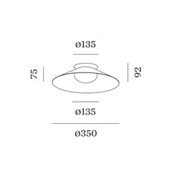 Wever & Ducré Clea 1.0 Ceiling lamp