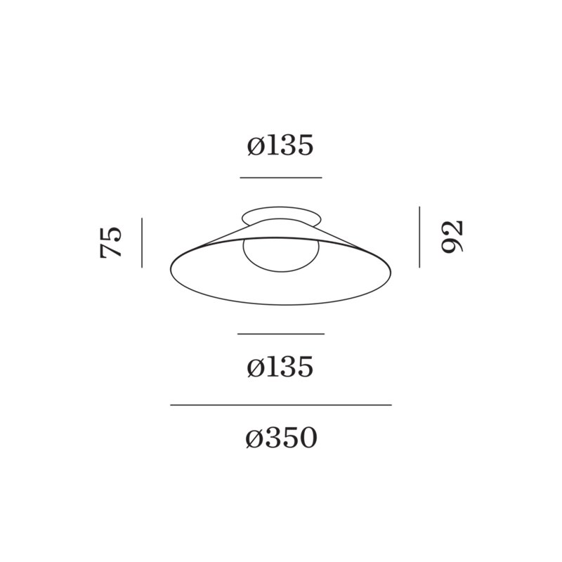 Wever & Ducré Clea 1.0 Plafondlamp