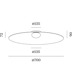 Wever & Ducré Clea 3.0 Ceiling lamp