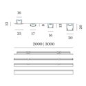 Wever & Ducré Ilane LED COB Strip IP20 5.0M 10W/M 800 lm/M LED strip