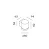 Wever & Ducré Taio Round Wall Outdoor 1.0 Wall lamp