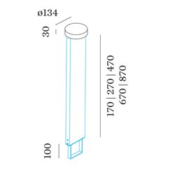 Wever & Ducré Palos Round 2.0 Garden lamp