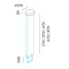 Wever & Ducré Palos Round 2.0 Garden lamp