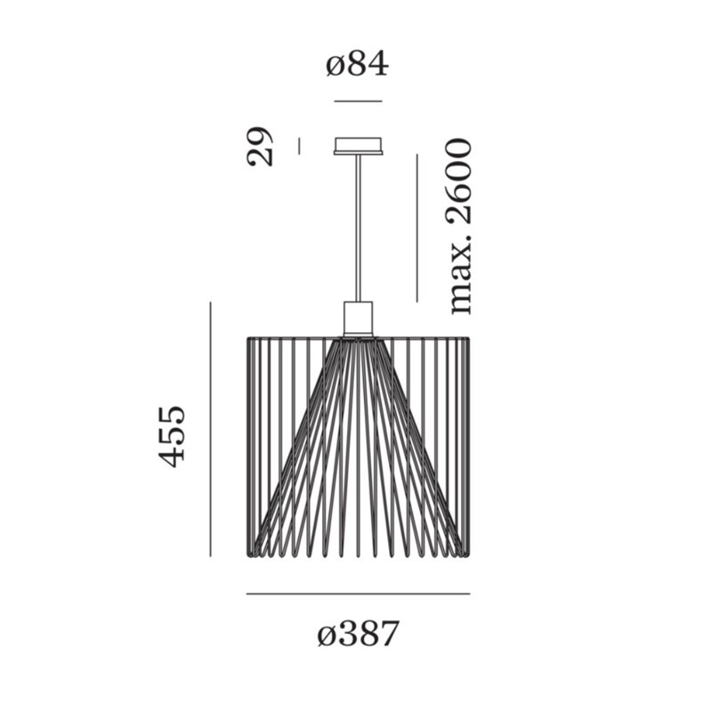 Wever & Ducré Wiro 3.8 Hanglamp