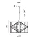 Wever & Ducré Wiro 6.5 Hanglamp
