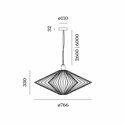 Wever & Ducré Wiro Diamond 2.0 Hanglamp