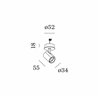 Wever & Ducré Ceno Semi Recessed 1.0 Recessed spot