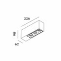 Wever & Ducré Plano Petit Surface 3.0 Plafondlamp