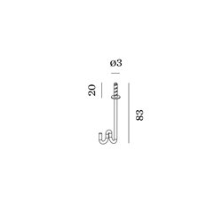 Wever & Ducré Hook Standard Multi Suspension Hook