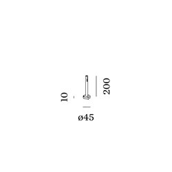Wever & Ducré Pole 200 Stipo | With Fixation Plate