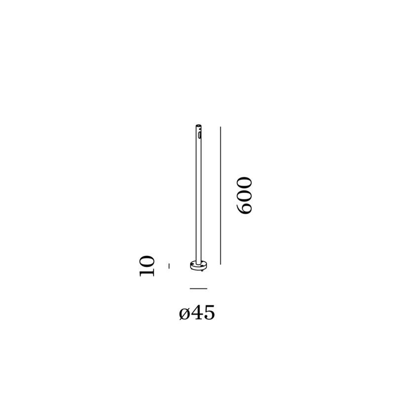 Wever & Ducré Pole 600 Stipo | With Fixation Plate