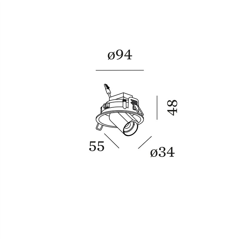 Wever & Ducré Bliek Round Petit 1.0 Inbouwspot
