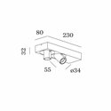 Wever & Ducré Bliek Petit Surface 2.0 Plafondlamp