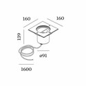 Wever & Ducré Chart Asym 1.6 Grondlamp