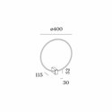 Wever & Ducré Finlin Round Wall 1.0 Wandlamp
