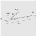 Wever & Ducré Trace Spin 1.0 Plafondlamp