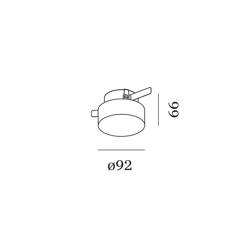 Wever & Ducré Mirbi IP44 1.0 Inbouwspot