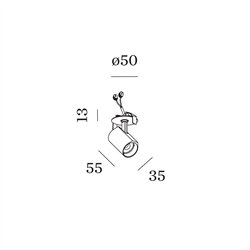 Wever & Ducré Ceno 1.0 blade springs Recessed spot
