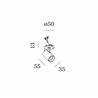 Wever & Ducré Ceno 1.0 blade springs Recessed spot