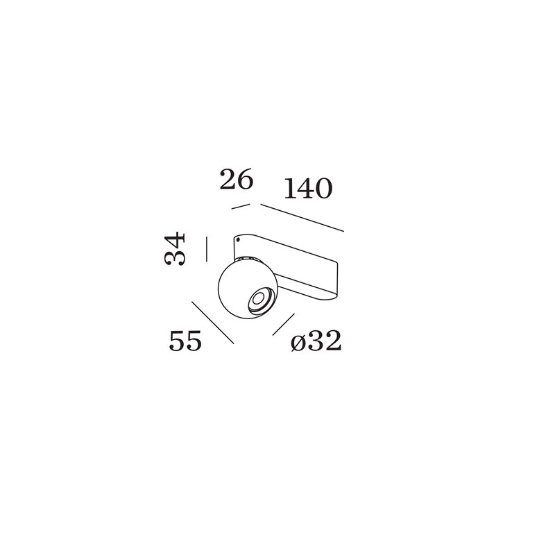 Wever & Ducré Leca Surface 1.0 Plafondlamp