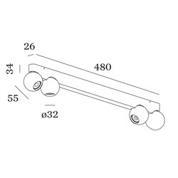 Wever & Ducré Leca Surface 4.0 Ceiling lamp